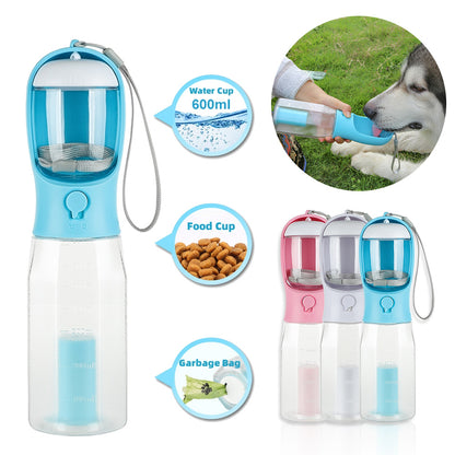 3-in-1 Hunde Trinkflasche