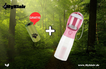 3-in-1 Hunde Trinkflasche